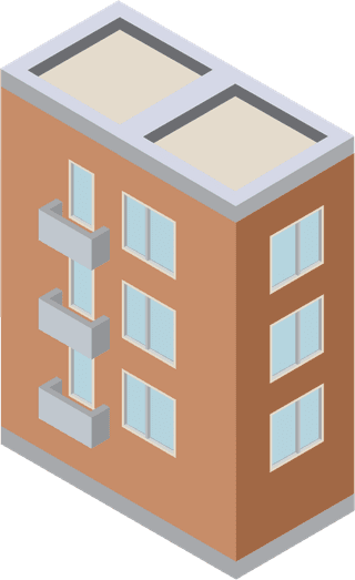 townhousebuilding-icons-with-city-landscape-isometric-isolated-illustration-625274