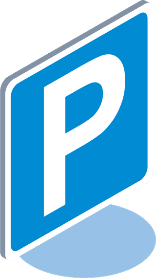 trafficisometric-colored-parking-icon-set-528253