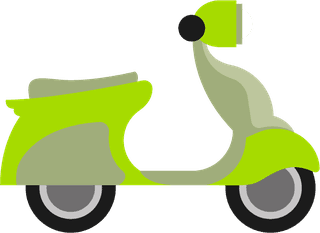 transportationscooter-flat-icon-collection-vector-elements-117484