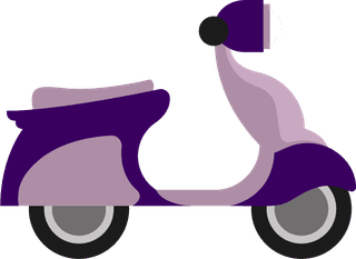 transportationscooter-flat-icon-collection-vector-elements-531826