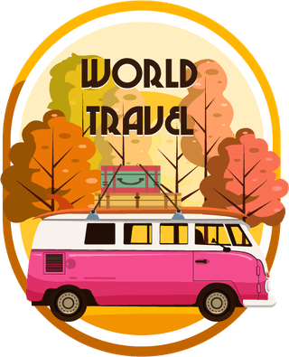 traveltags-templates-colorful-classic-vehicles-scence-decor-483095