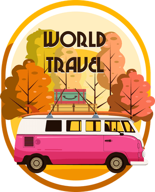 traveltags-templates-colorful-classic-vehicles-scence-decor-179724