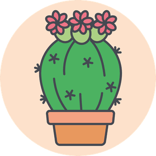 twentyfive-cactus-icons-vector-688519