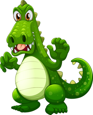 tyrannosaurusillustration-of-the-eight-scary-crocodiles-on-a-white-background-29216