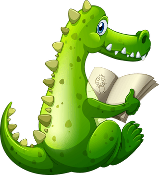 tyrannosaurusillustration-of-the-eight-scary-crocodiles-on-a-white-background-937820