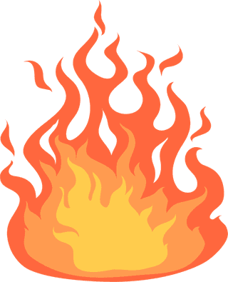 uniqueflame-cartoon-fire-flames-flat-collection-309378