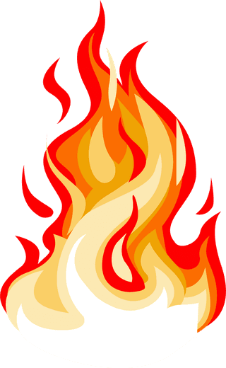 uniqueflame-cartoon-fire-flames-flat-collection-357182
