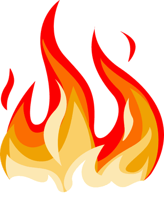 uniqueflame-cartoon-fire-flames-flat-collection-301487