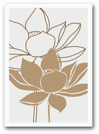 vectorbotanical-wall-art-vector-set-lotus-flower-foliage-line-art-drawing-with-abstract-shape-abstract-537171