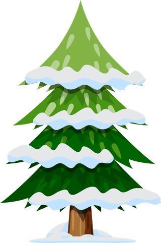 vectorchristmas-tree-isolated-with-lightbulb-stars-292759