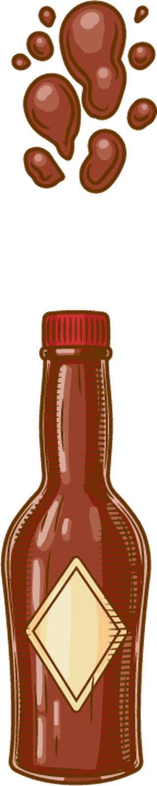 vectorillustration-engraving-style-different-sauces-are-poured-from-bottles-973964