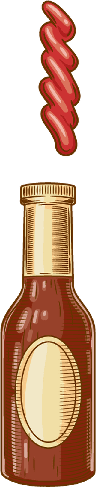 vectorillustration-engraving-style-different-sauces-are-poured-from-bottles-720604