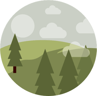 vectorillustration-landscape-and-nature-circular-flat-style-icon-165447