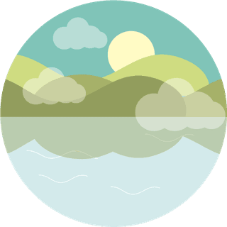 vectorillustration-landscape-and-nature-circular-flat-style-icon-580355