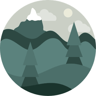 vectorillustration-landscape-and-nature-circular-flat-style-icon-378541