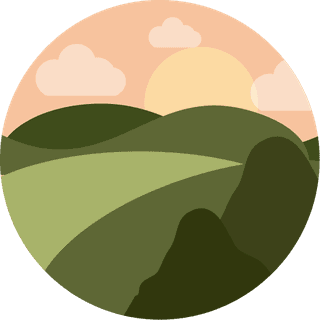 vectorillustration-landscape-and-nature-circular-flat-style-icon-982674