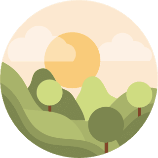 vectorillustration-landscape-and-nature-circular-flat-style-icon-180845