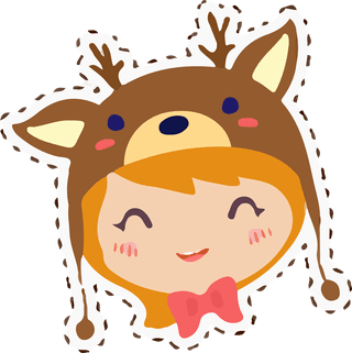 vectorkawaii-girls-animals-hats-cute-emoticon-816361