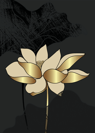 vectorluxury-gold-wallpaper-black-and-golden-background-lotus-wall-art-design-with-dark-blue-and-green-710965