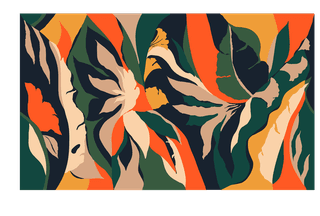 vectormodern-exotic-jungle-plants-illustration-pattern-creative-collage-contemporary-floral-seamless-641712