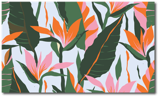 vectormodern-exotic-jungle-plants-illustration-pattern-creative-collage-contemporary-floral-seamless-28979