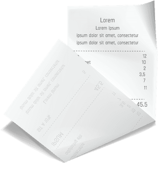 vectorrealistic-receipt-collection-bill-check-150971