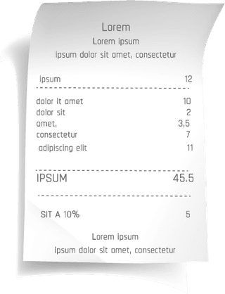 vectorrealistic-receipt-collection-bill-check-499859