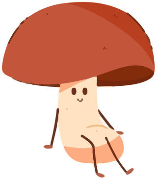 vectorset-cute-happy-white-mushroom-vector-204264