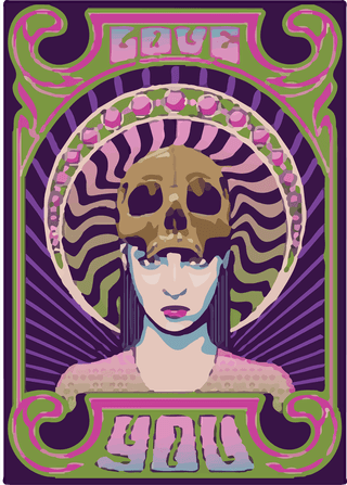 vectorwomen-psychedelic-art-style-posters-s-266743
