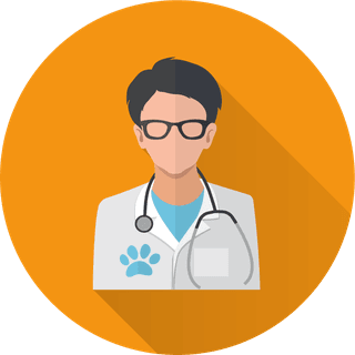 veterinarydoctor-and-animals-vet-clinic-flat-round-icons-900264