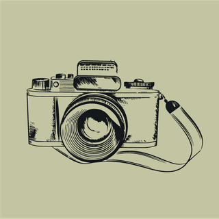 vintagecamera-icons-collection-black-white-sketch-764306