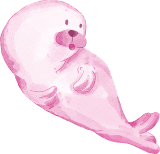 waterseal-illustration-watercolor-set-of-adorable-seal-for-your-782177