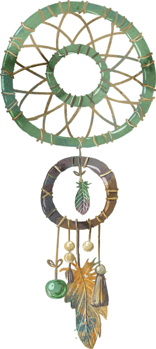 watercolordreamcatcher-with-boho-elements-794745