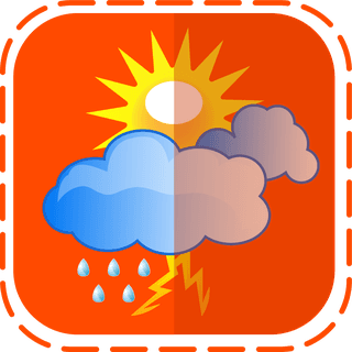 weatherforecast-design-elements-squares-isolation-235700