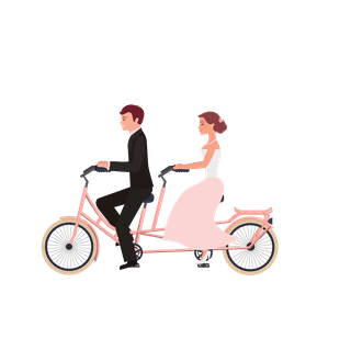weddingcouple-with-wedding-elements-illustration-40517