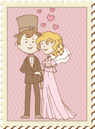 weddingwith-love-postage-stamps-vintage-vector-34112