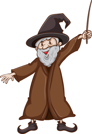 witchwitch-and-wizard-with-magic-wand-illustration-544210