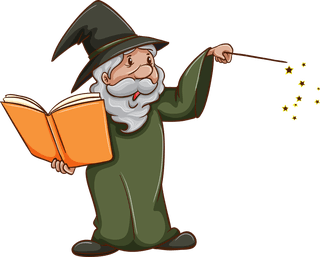 witchwitch-and-wizard-with-magic-wand-illustration-39495