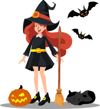 witchwitch-icon-cute-young-girls-sketch-colored-cartoon-993550