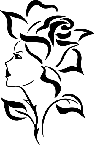 womanas-a-flower-vector-155677