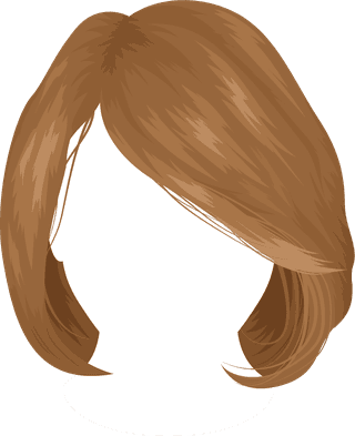 womenhairstyle-back-view-icons-collection-183590