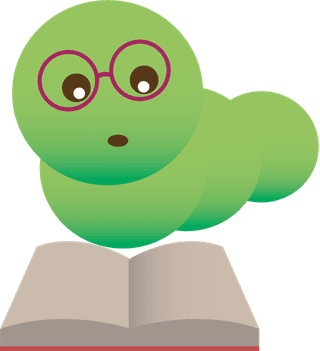 wormstudying-hard-cartoon-book-worm-in-different-actions-collection-598815