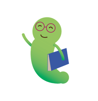wormstudying-hard-cartoon-book-worm-in-different-actions-collection-397262