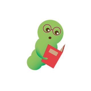 wormstudying-hard-cartoon-book-worm-in-different-actions-collection-516893