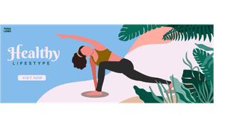yogaposters-templates-exercising-woman-sketch-natural-scene-577988