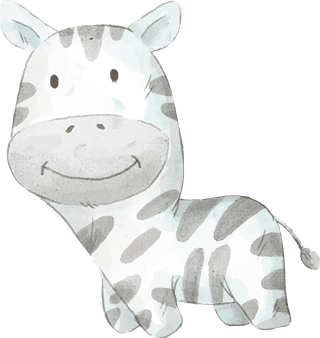 zebravector-illustration-watercolor-set-of-adorable-zebra-for-494543