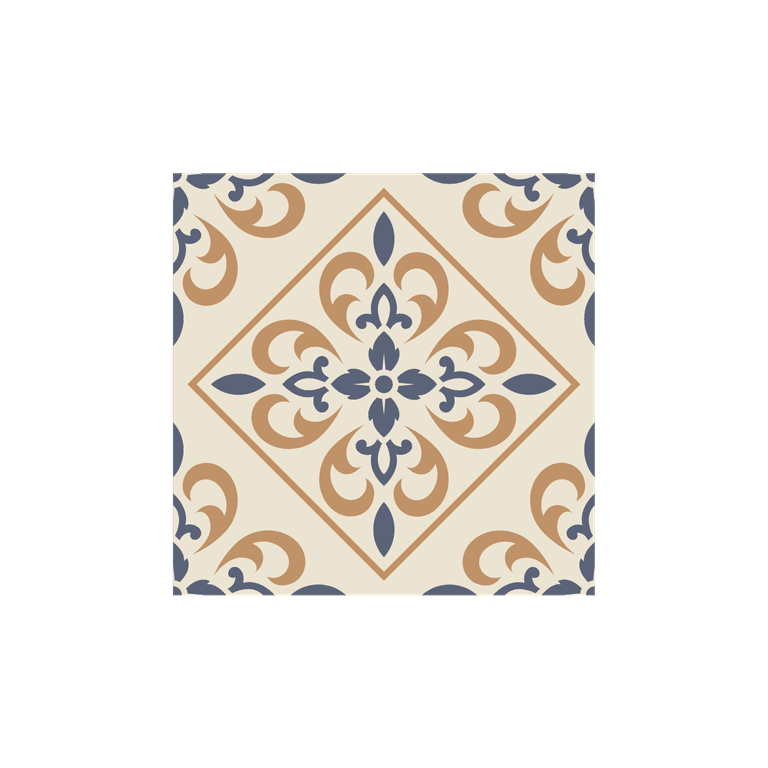 tile pattern template elegant retro symmetric shapes