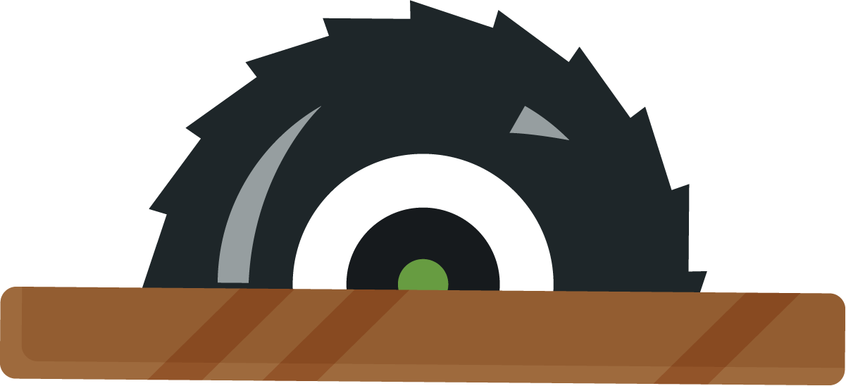 timber work element male tools icons
