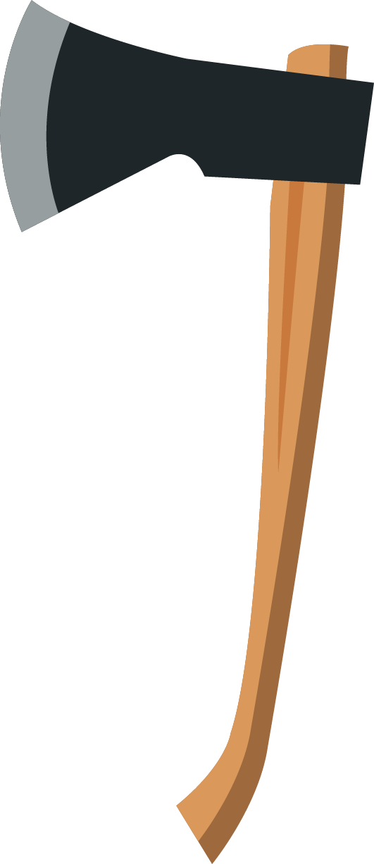 timber work element male tools icons