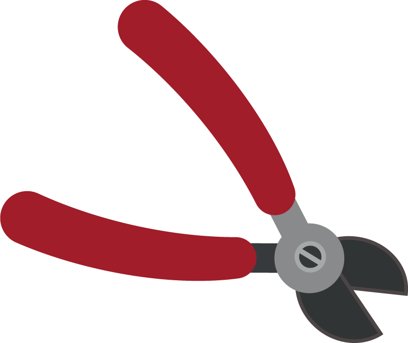 timber work element male tools icons